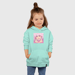 Толстовка детская хлопковая K-Jem, цвет: мятный — фото 2