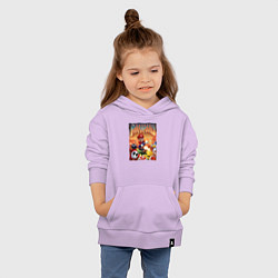 Толстовка детская хлопковая MARIO DOOM, цвет: лаванда — фото 2