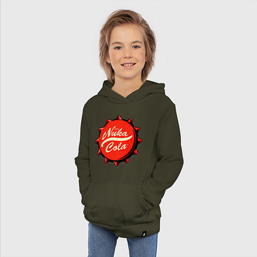 Детская толстовка-худи Nuka Cola Fallout / Хаки – фото 3