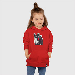Толстовка детская хлопковая Bloodborne, цвет: красный — фото 2