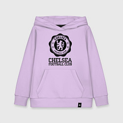 Толстовка детская хлопковая Chelsea FC: Emblem, цвет: лаванда