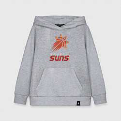 Толстовка детская хлопковая Suns Basketball, цвет: меланж