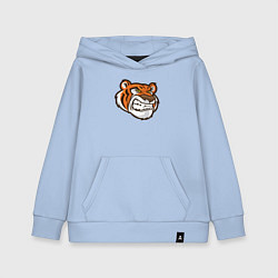 Толстовка детская хлопковая Я - Тигр, цвет: мягкое небо