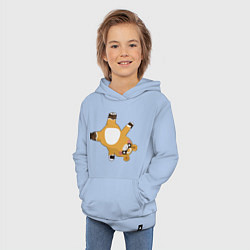 Толстовка детская хлопковая Гоба, цвет: мягкое небо — фото 2