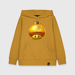 Толстовка детская хлопковая GoldToad, цвет: горчичный
