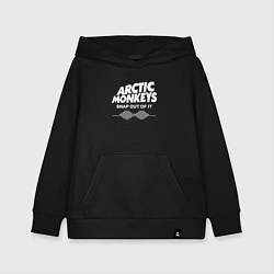 Толстовка детская хлопковая Arctic Monkeys, группа, цвет: черный