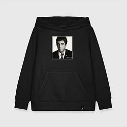 Толстовка детская хлопковая Аль Пачино Al Pacino, цвет: черный