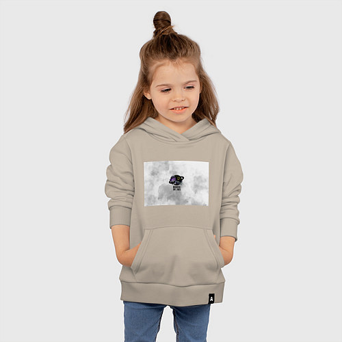 Детская толстовка-худи Murder Drones Дроны Убийцы / Миндальный – фото 4
