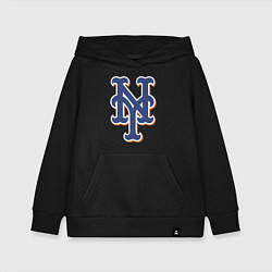 Толстовка детская хлопковая New York Mets - baseball team, цвет: черный