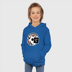 Толстовка детская хлопковая ФК ХИМКИ retro style, цвет: синий — фото 2
