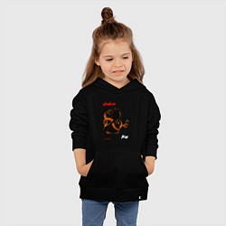 Толстовка детская хлопковая Cobra Kai Art, цвет: черный — фото 2