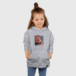 Толстовка детская хлопковая Коллекция Get inspired! Провокация Абстракция 9541, цвет: меланж — фото 2
