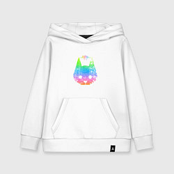 Толстовка детская хлопковая Stray: Gradient, цвет: белый