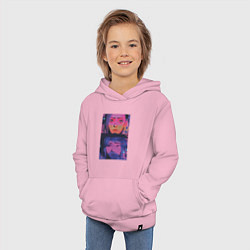 Толстовка детская хлопковая Аркейн эксклюзивный дизайн 2022, цвет: светло-розовый — фото 2
