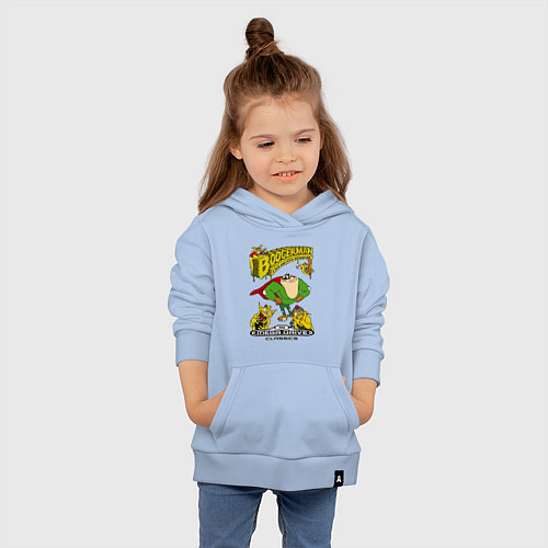 Детская толстовка-худи Booger boy / Мягкое небо – фото 4