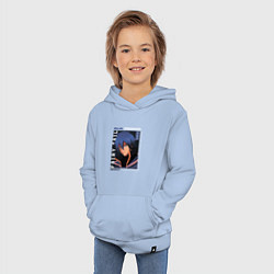 Толстовка детская хлопковая Жерар Фернандес Fairy Tail, цвет: мягкое небо — фото 2