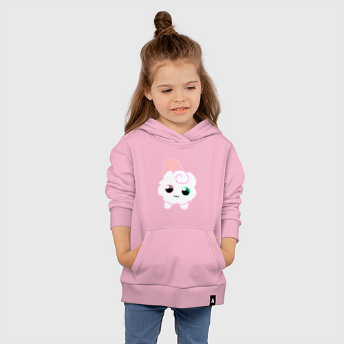 Детская толстовка-худи Toca Kitchen котик / Светло-розовый – фото 4