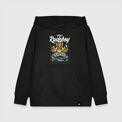 Толстовка детская хлопковая Rudeboy, цвет: черный
