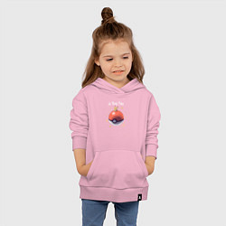 Толстовка детская хлопковая La Petit Pika, цвет: светло-розовый — фото 2