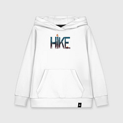 Толстовка детская хлопковая Hike, цвет: белый