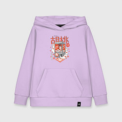 Толстовка детская хлопковая Hu Tao Keqing, цвет: лаванда