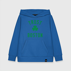 Толстовка детская хлопковая Trust Boston, цвет: синий
