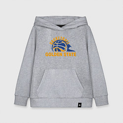 Толстовка детская хлопковая Golden State Basketball, цвет: меланж