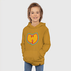 Толстовка детская хлопковая Wu-Tang Colors, цвет: горчичный — фото 2