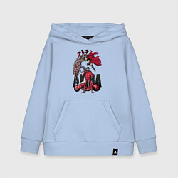 Толстовка детская хлопковая Akira anime, цвет: мягкое небо