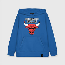 Толстовка детская хлопковая Chicago Bulls, цвет: синий