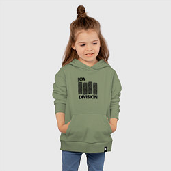 Толстовка детская хлопковая Joy Division - rock, цвет: авокадо — фото 2