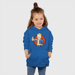 Толстовка детская хлопковая Vault boy like, цвет: синий — фото 2