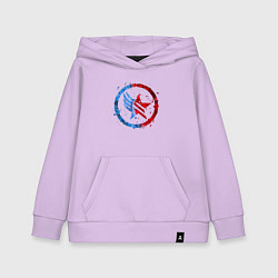 Толстовка детская хлопковая Mass Effect Renegade - Paragon Combo, цвет: лаванда