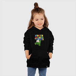 Толстовка детская хлопковая Super Mario - Spike - Character, цвет: черный — фото 2