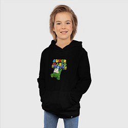 Толстовка детская хлопковая Super Mario - Spike - Character, цвет: черный — фото 2