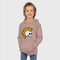 Толстовка детская хлопковая Ниндзя черепахи, цвет: пыльно-розовый — фото 2