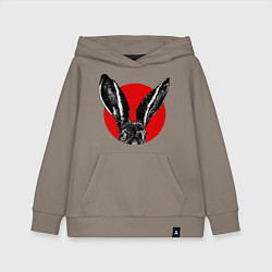 Толстовка детская хлопковая Rabbit ears, цвет: утренний латте