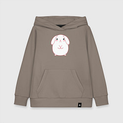 Толстовка детская хлопковая Милый зайка, цвет: утренний латте