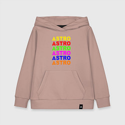 Детская толстовка-худи Astro color logo