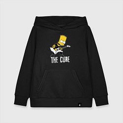 Детская толстовка-худи The Cure Барт Симпсон рокер