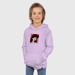 Толстовка детская хлопковая Рей Хино, цвет: лаванда — фото 2