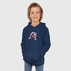 Толстовка детская хлопковая Кобейн, цвет: тёмно-синий — фото 2