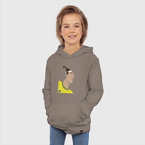 Детская толстовка-худи Златан / Утренний латте – фото 3