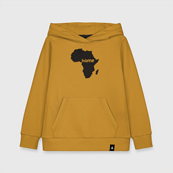 Толстовка детская хлопковая Africa home, цвет: горчичный