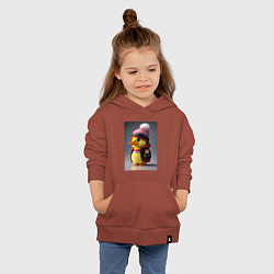 Толстовка детская хлопковая Утяш, цвет: кирпичный — фото 2