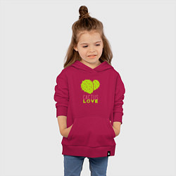 Толстовка детская хлопковая Cactus love, цвет: маджента — фото 2