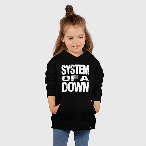 Детская толстовка-худи SoD - System of a Down / Черный – фото 4