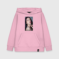 Толстовка детская хлопковая Kim Jisoo, цвет: светло-розовый