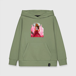 Толстовка детская хлопковая Суши Девон Аоки Honda s2000, цвет: авокадо