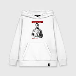 Толстовка детская хлопковая Феликс Дзержинский, цвет: белый